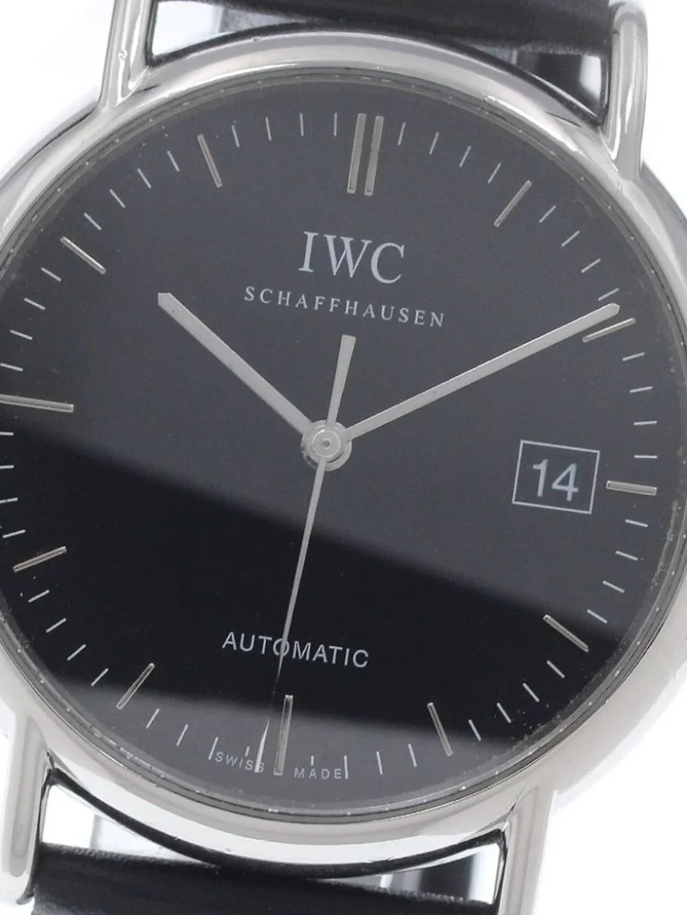 IWC SCHAFFHAUSEN Portofino IW353313 Date black Dial Automatic Men's Watch_945653